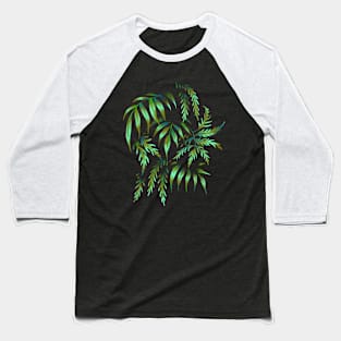 Brooklyn Forest - Green Baseball T-Shirt